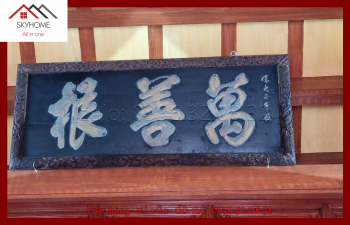 Hoành phi câu đối gỗ gụ